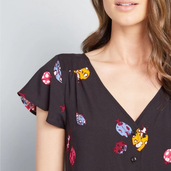 Beetle modcloth shirt small - Picture 3 of 11